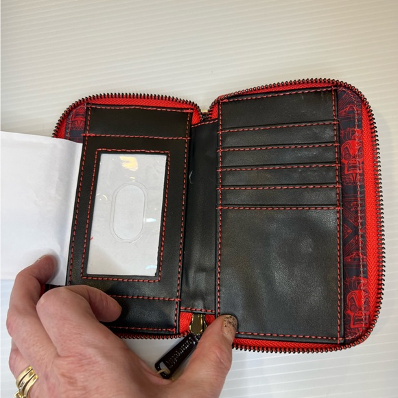 Loungefly 101 Dalmatians Cruella De Vil Villains Mini Backpack and Wallet Bundle - Picture 9 of 11